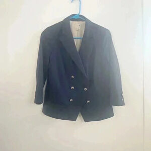 Anthropologie double‎ breasted blazer 4